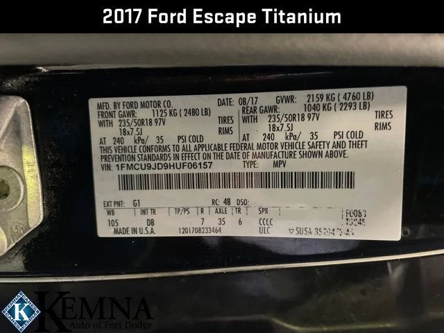 2017 Ford Escape Titanium
