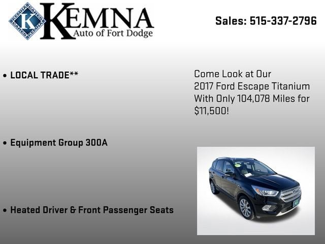 2017 Ford Escape Titanium