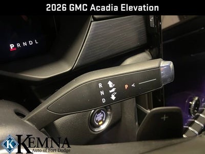 2026 GMC Acadia Elevation