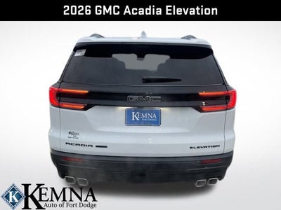 2026 GMC Acadia Elevation
