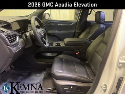 2026 GMC Acadia Elevation