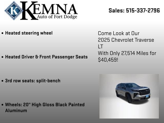 2025 Chevrolet Traverse LT