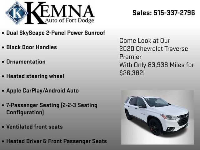 2020 Chevrolet Traverse Premier