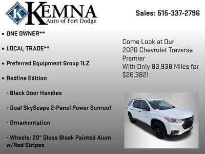 2020 Chevrolet Traverse Premier