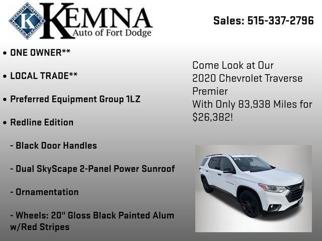 2020 Chevrolet Traverse Premier