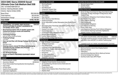 2024 GMC Sierra 2500 HD Denali Ultimate