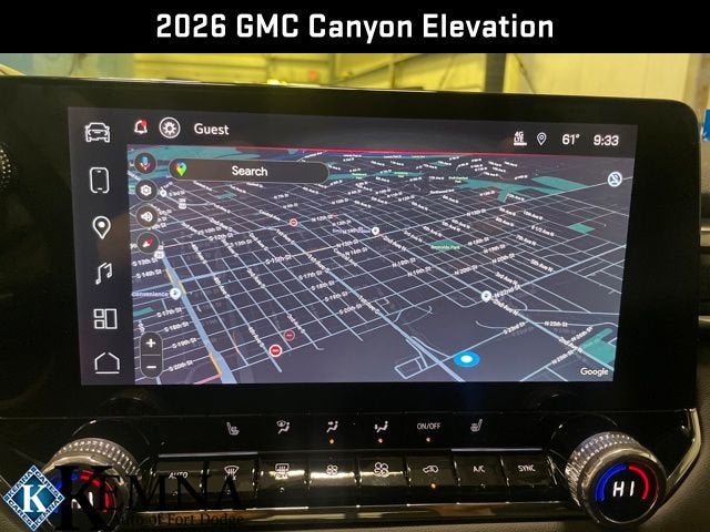 2026 GMC Canyon Elevation