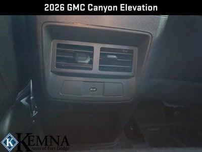 2026 GMC Canyon Elevation