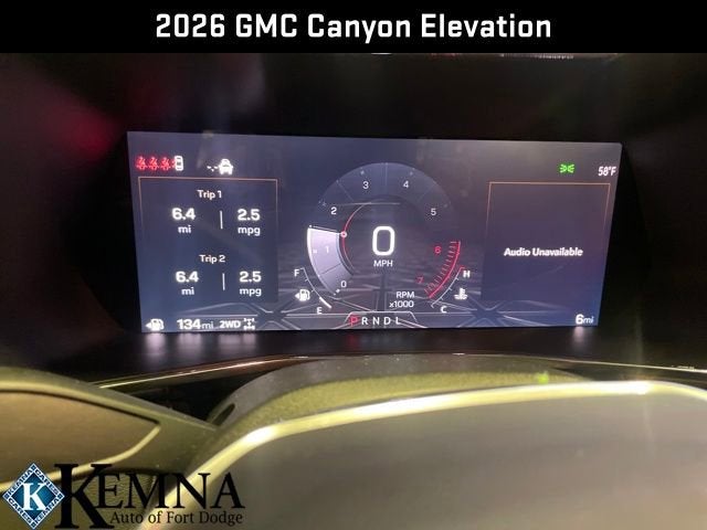 2026 GMC Canyon Elevation