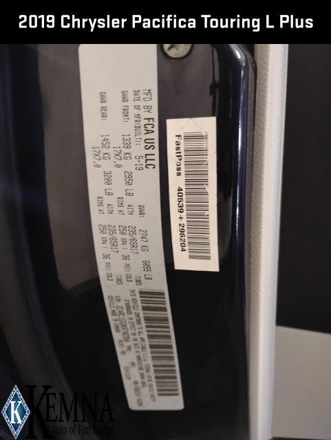 2019 Chrysler Pacifica Touring L Plus