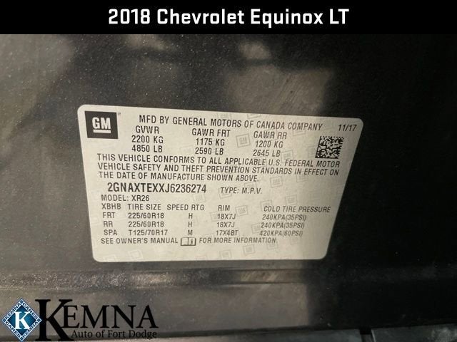 2018 Chevrolet Equinox LT