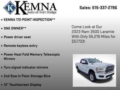 2023 RAM 3500 Laramie Crew Cab 4x4 6'4" Box