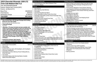 2023 Chevrolet Silverado 1500 LTZ