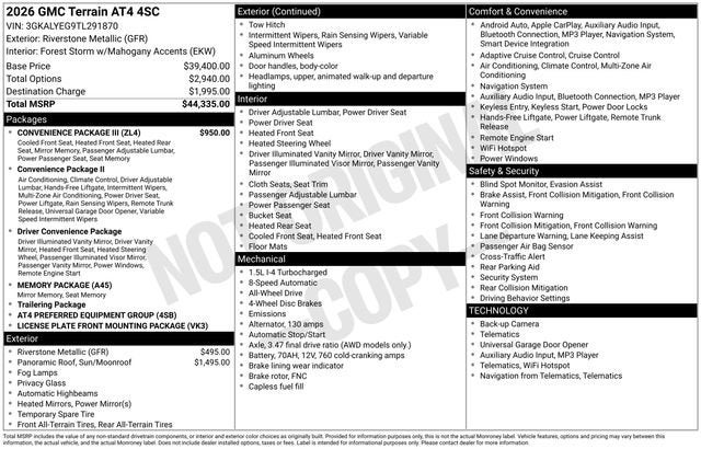 2026 GMC Terrain AT4