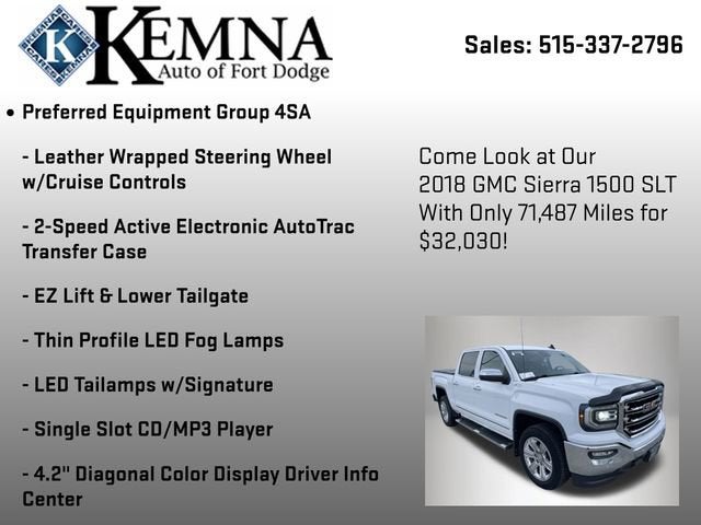 2018 GMC Sierra 1500 SLT