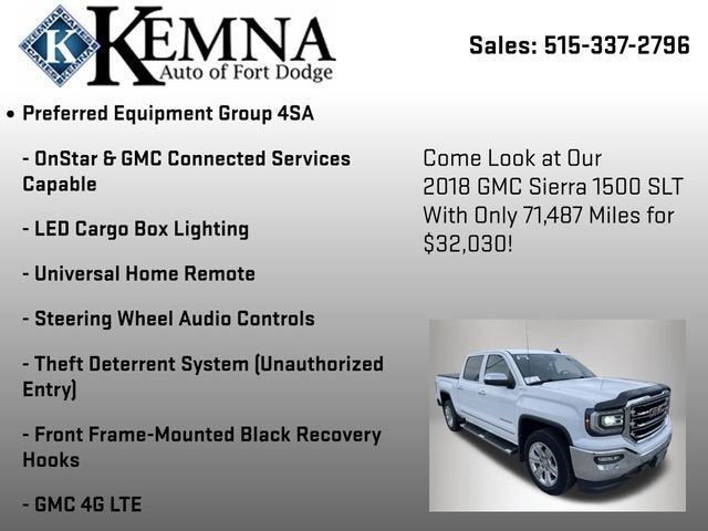 2018 GMC Sierra 1500 SLT
