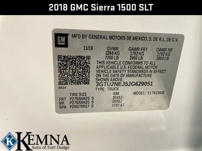 2018 GMC Sierra 1500 SLT