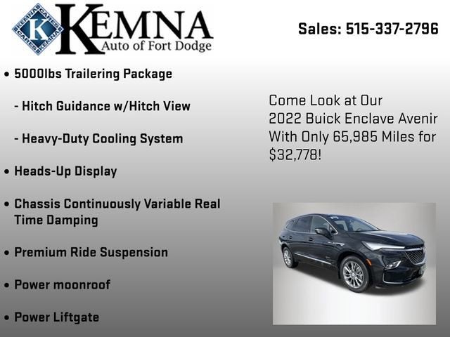 2022 Buick Enclave Avenir