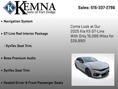 2025 Kia K5 GT-Line