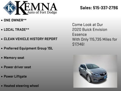 2020 Buick Envision Essence