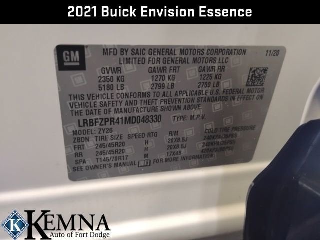 2021 Buick Envision Essence