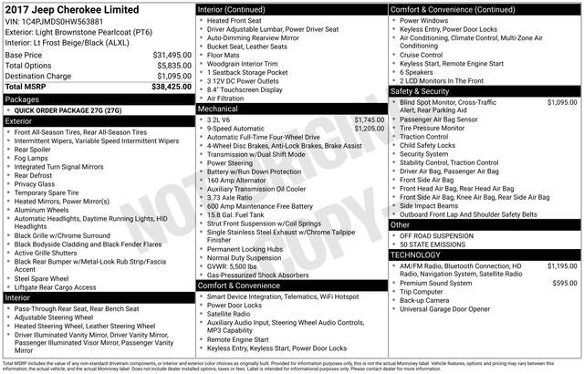 2017 Jeep Cherokee Limited