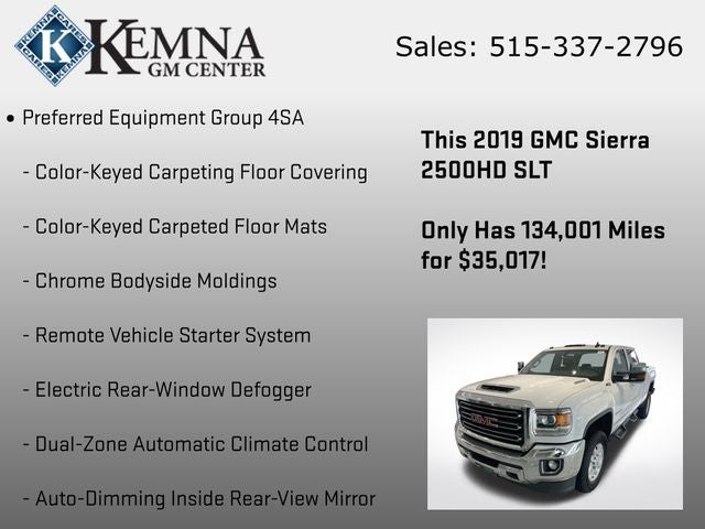 2019 GMC Sierra 2500HD SLT