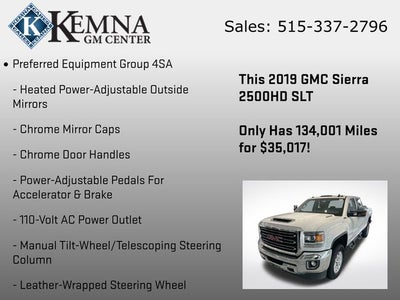 2019 GMC Sierra 2500HD SLT