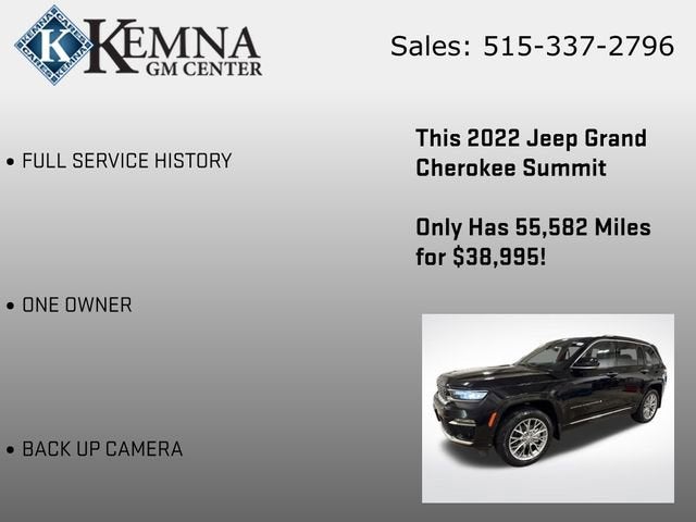 2022 Jeep Grand Cherokee Summit