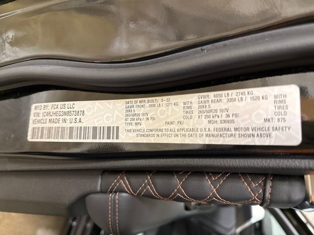 2022 Jeep Grand Cherokee Summit