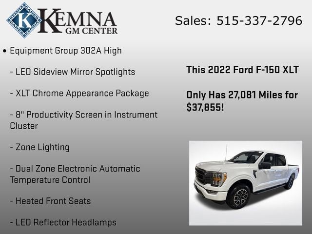 2022 Ford F-150 XLT