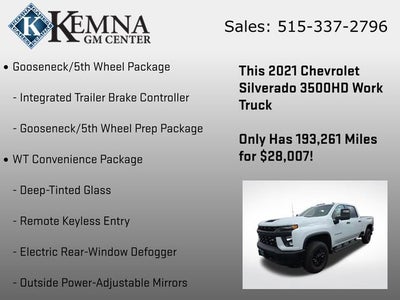 2021 Chevrolet Silverado 3500 HD WT