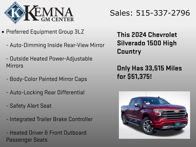 2024 Chevrolet Silverado 1500 High Country