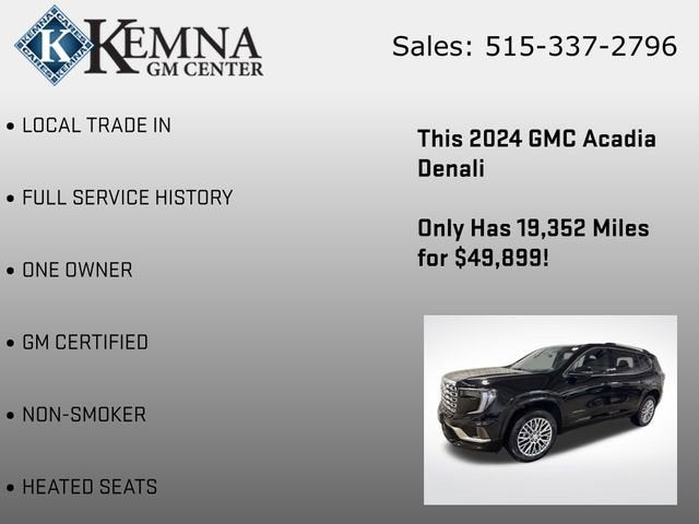 2024 GMC Acadia Denali