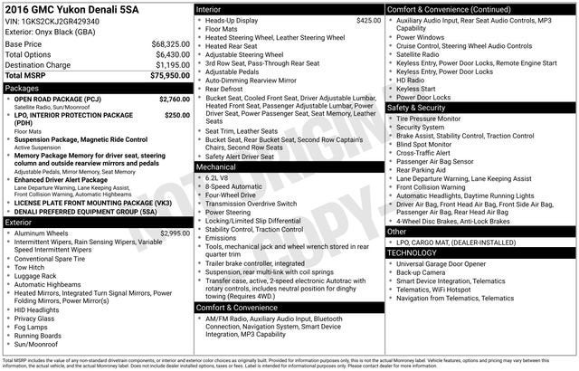 2016 GMC Yukon Denali