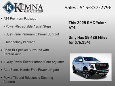 2025 GMC Yukon AT4