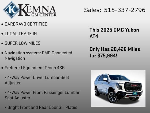 2025 GMC Yukon AT4