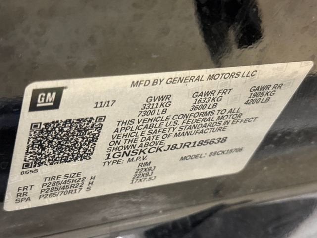 2018 Chevrolet Tahoe Premier