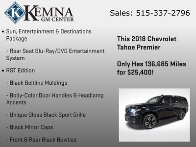 2018 Chevrolet Tahoe Premier