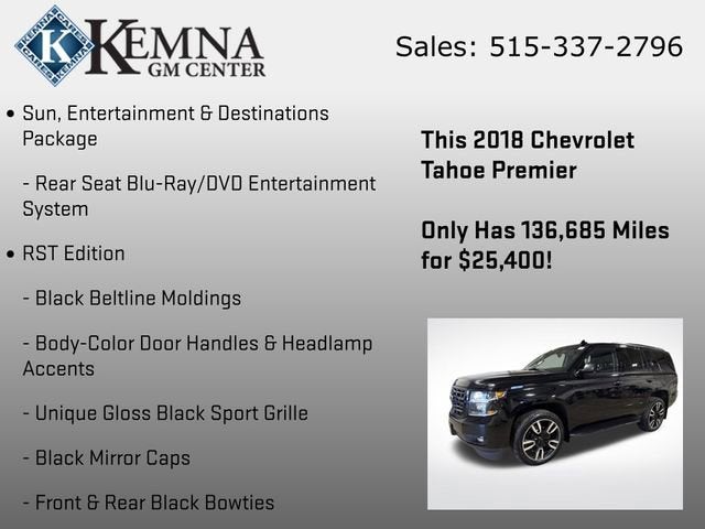 2018 Chevrolet Tahoe Premier