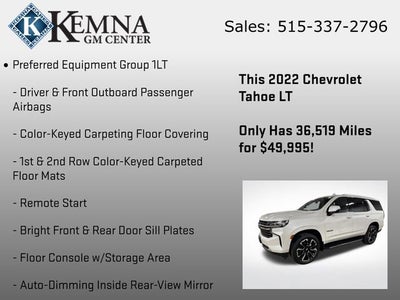 2022 Chevrolet Tahoe LT