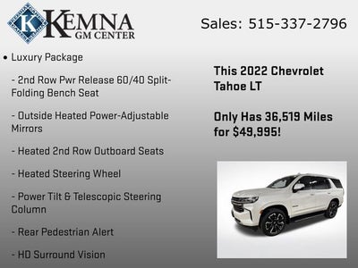 2022 Chevrolet Tahoe LT