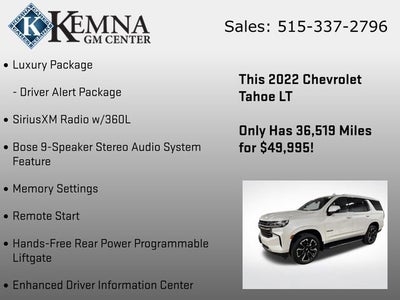 2022 Chevrolet Tahoe LT