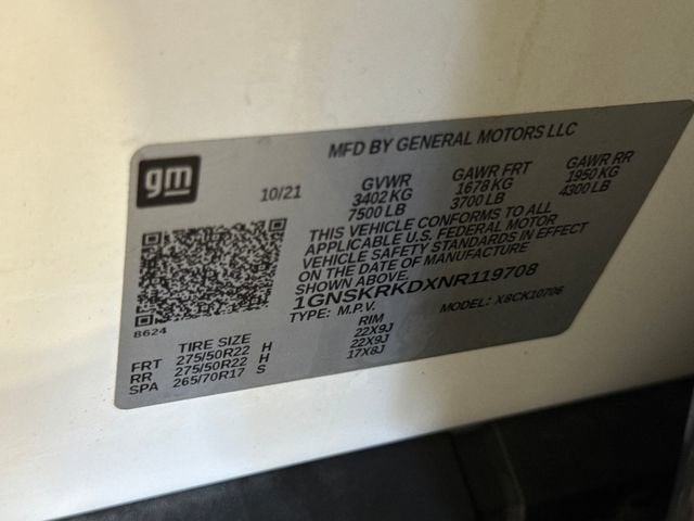 2022 Chevrolet Tahoe RST