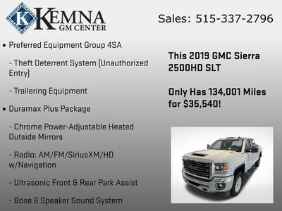 2019 GMC Sierra 2500 HD SLT