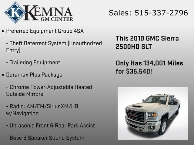 2019 GMC Sierra 2500 HD SLT