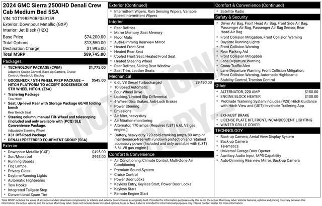 2024 GMC Sierra 2500 HD Denali