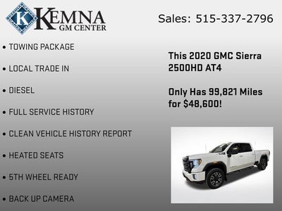 2020 GMC Sierra 2500 HD AT4
