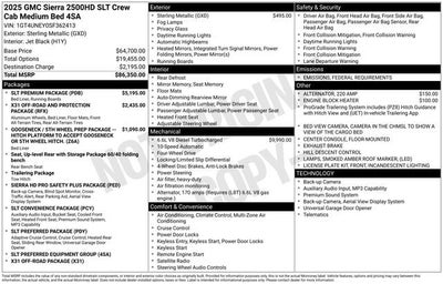 2025 GMC Sierra 2500 HD SLT