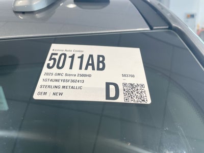 2025 GMC Sierra 2500 HD SLT